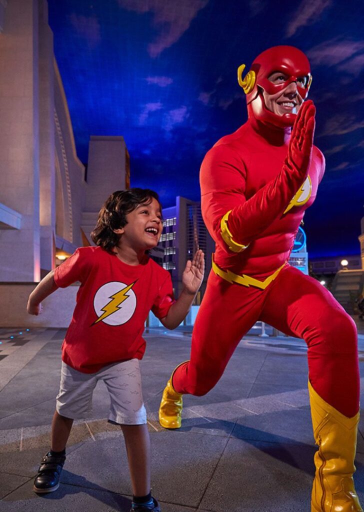 Meet the Flash at Warner Bros Yas Island Abu Dhabi