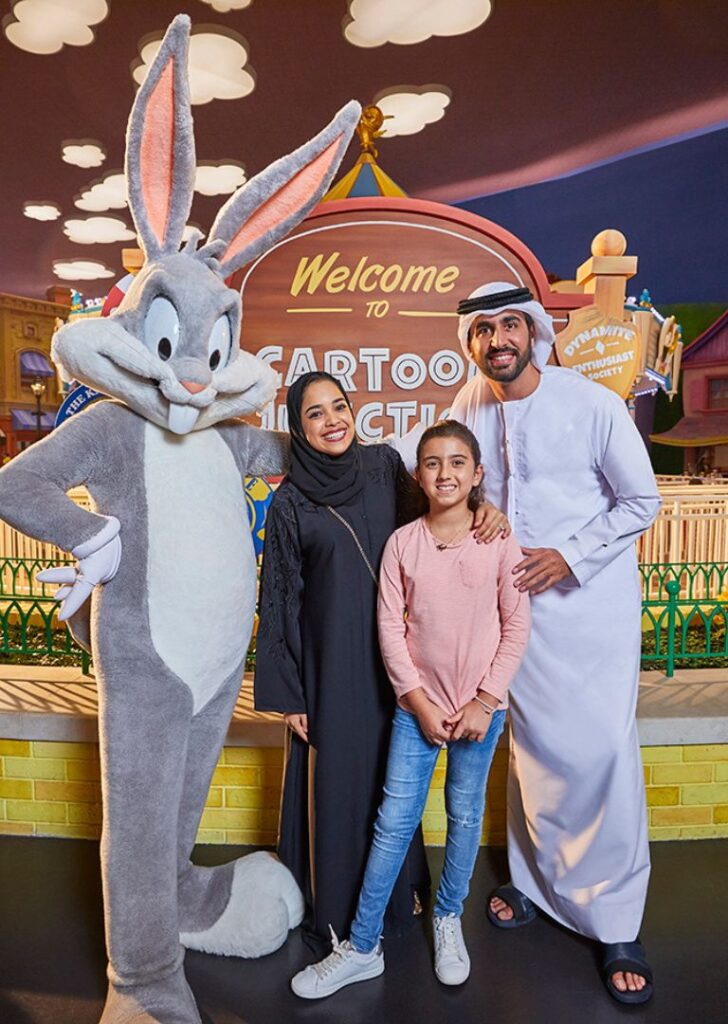 Meet Bugs Bunny at Warner Bros World Yas Island Abu Dhabi